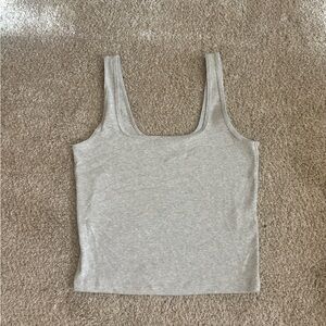 Heather grey Abercrombie tank top